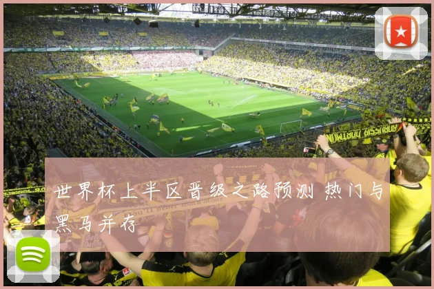世界杯上半区晋级之路预测 热门与黑马并存